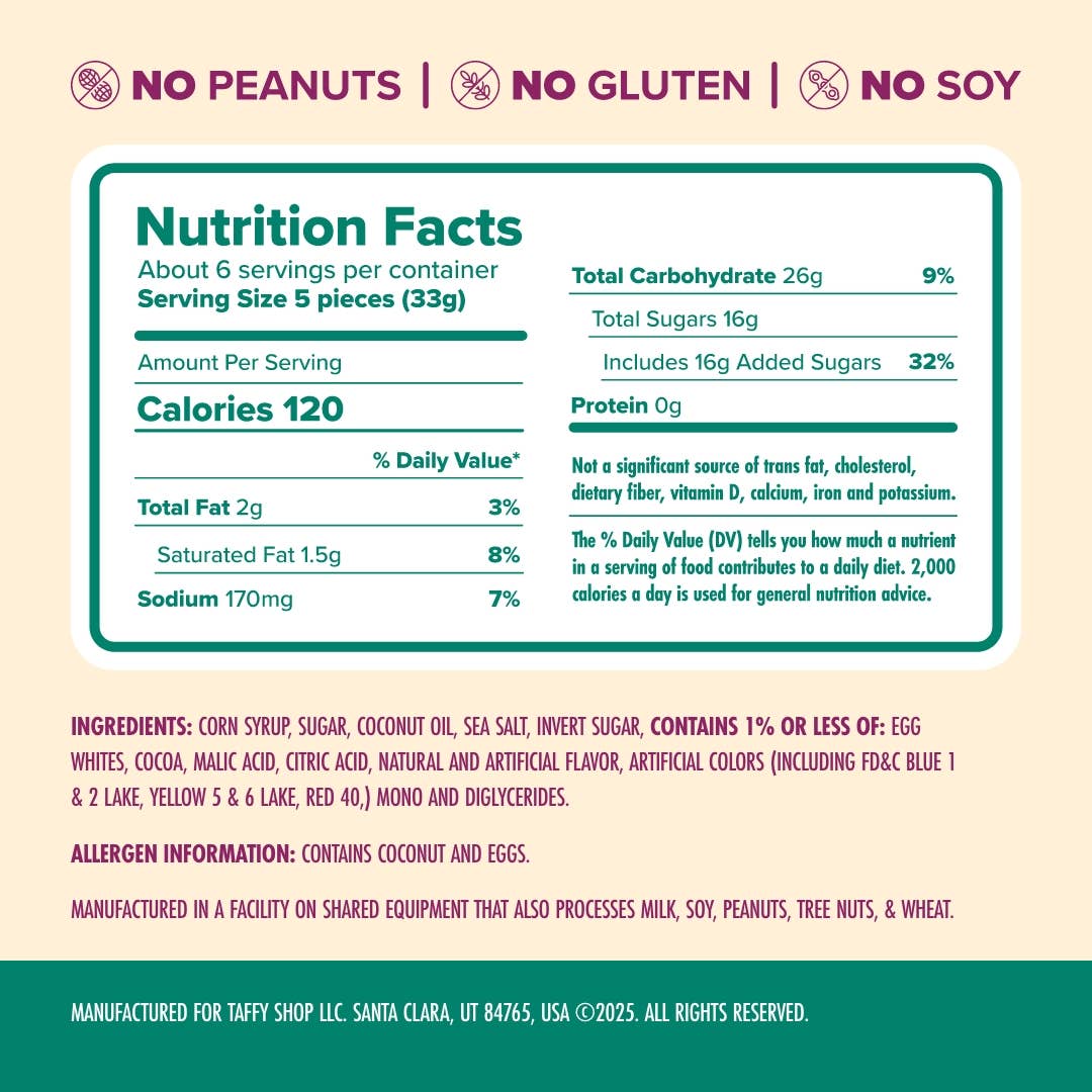 Taffy Shop - Thank You Taffy Bag (7oz.)™