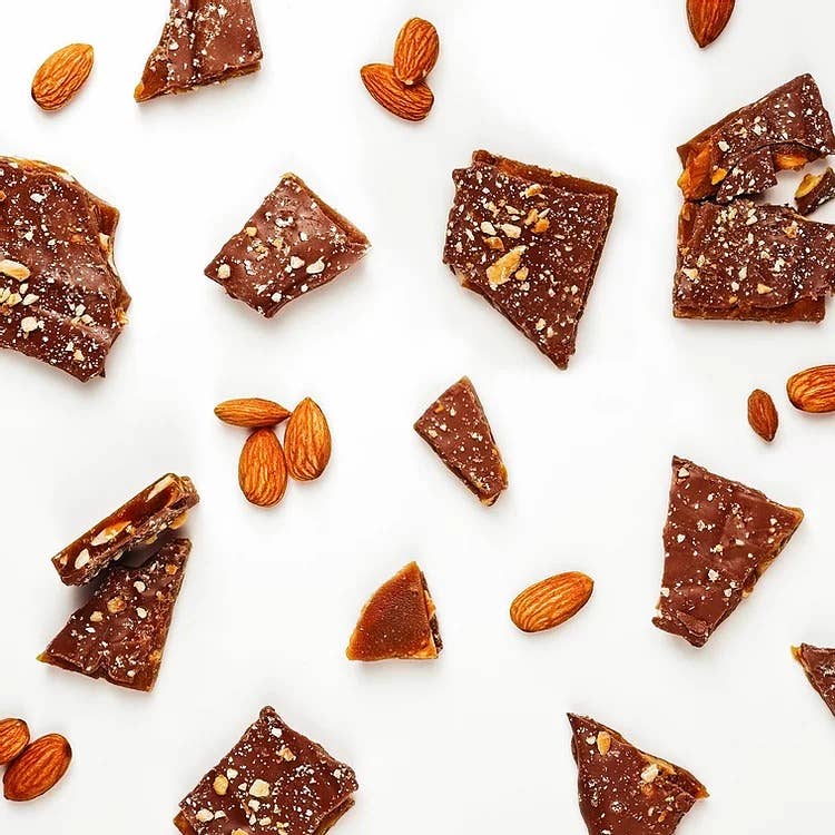 Milk Chocolate Almond Butter Crunch Toffee