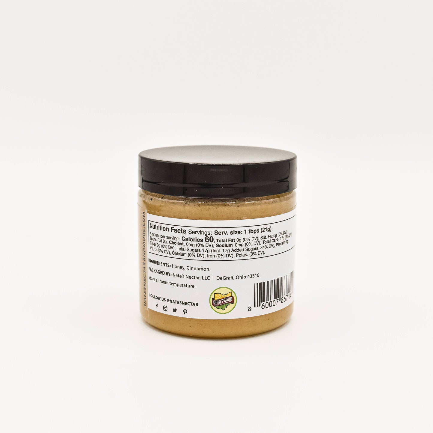 Nate's Nectar - Cinnamon Creamed Honey