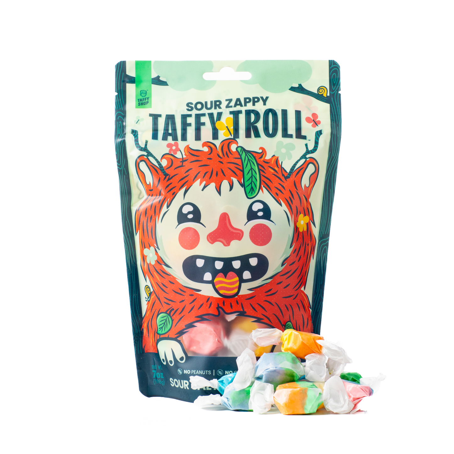 Taffy Shop - Sour Zappy Taffy Troll Bag
