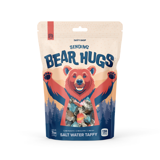 Taffy Shop - Sending Bear Hugs™ Taffy Bag