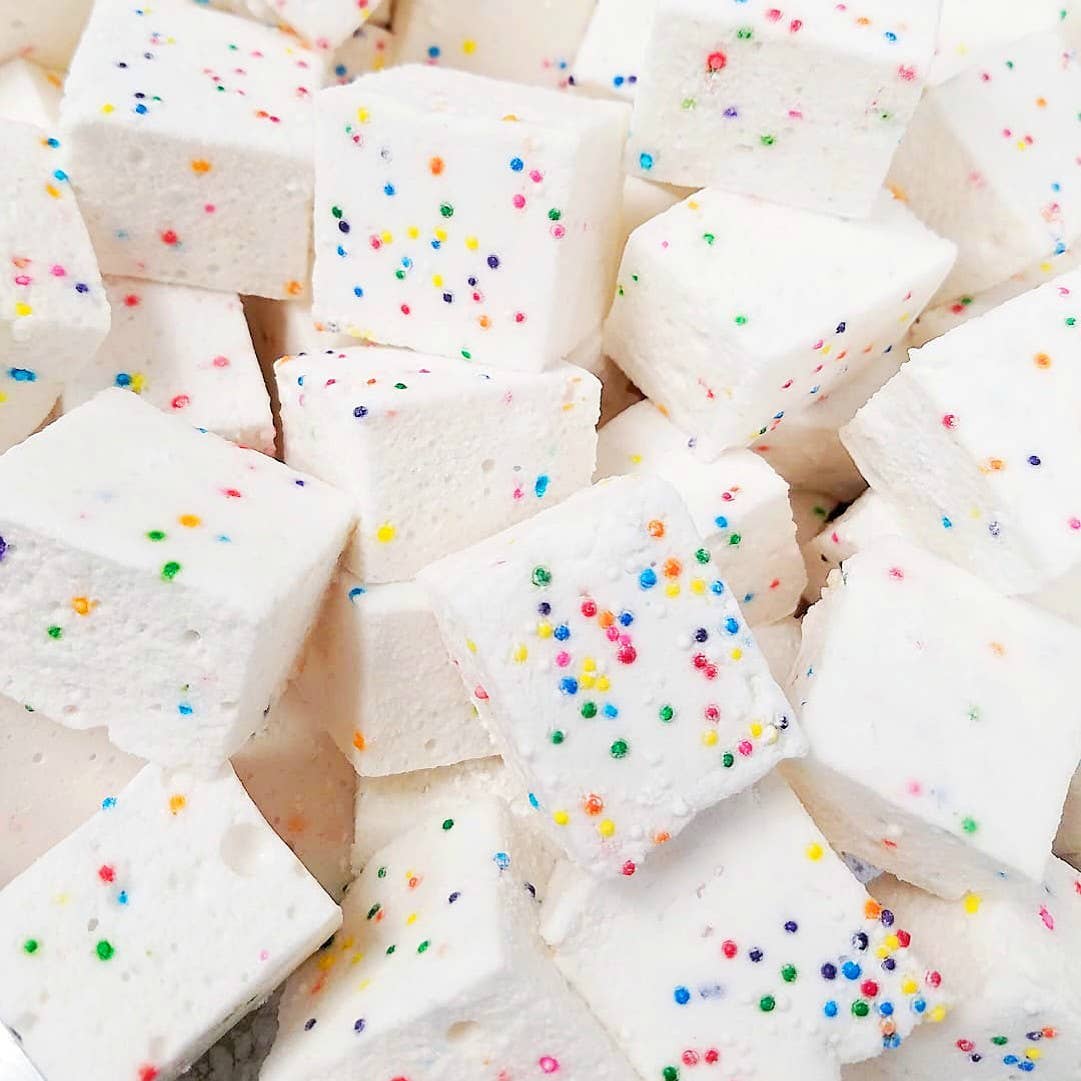 XO Marshmallow - Funfetti Marshmallows / Gluten Free / Peanut Free / Dye Free