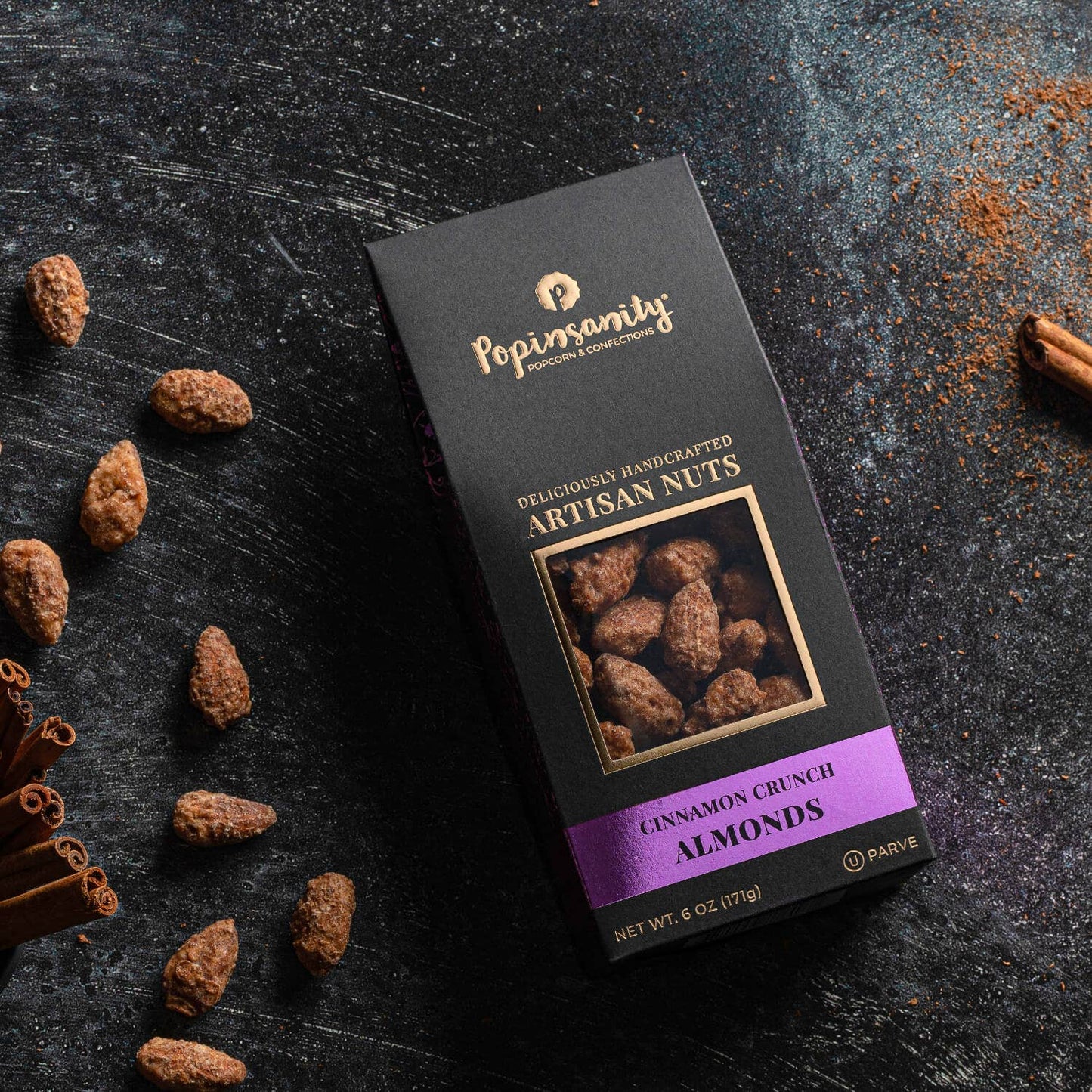 Popinsanity Cinnamon Crunch Almonds