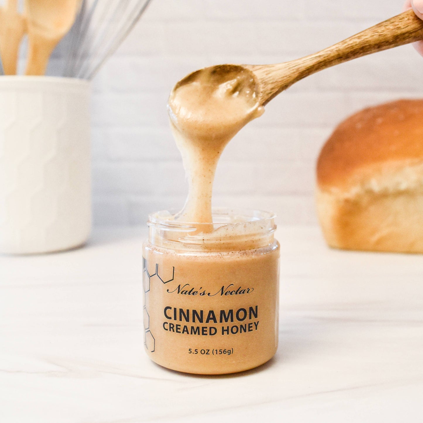 Nate's Nectar - Cinnamon Creamed Honey