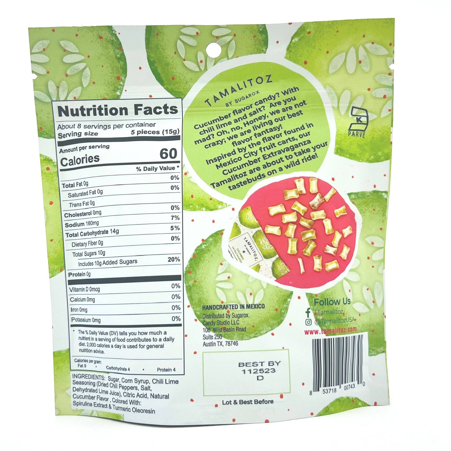 Cucumber Tamalitoz Candy
